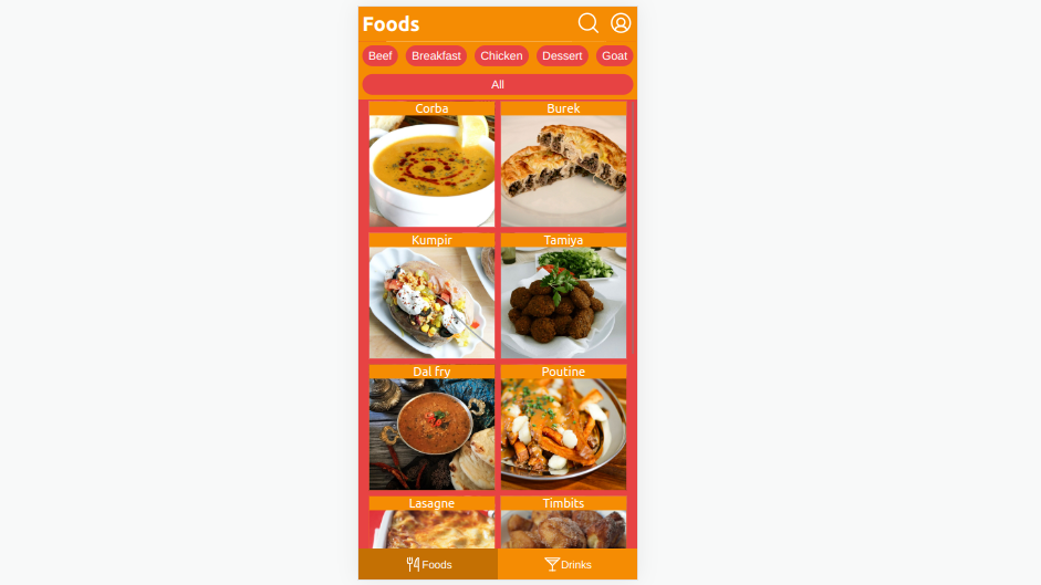 Recipes App thumb